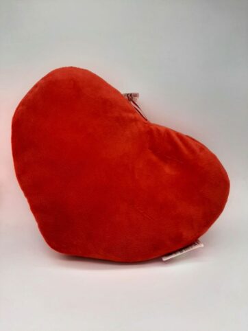 Cuore rosso peluche