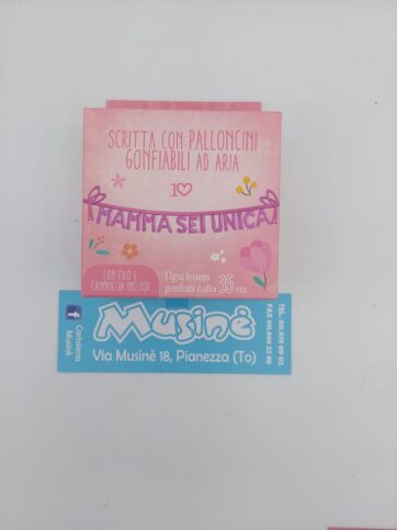 Scritta con palloncini