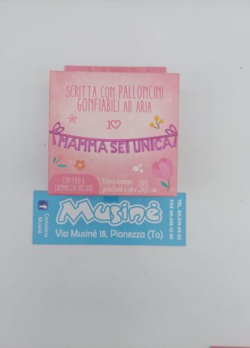 Scritta con palloncini