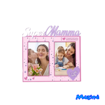 Cornice Portafoto Doppia Foto Dedica Festa Della Mamma