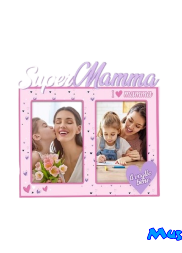 Cornice Portafoto Doppia Foto Dedica Festa Della Mamma