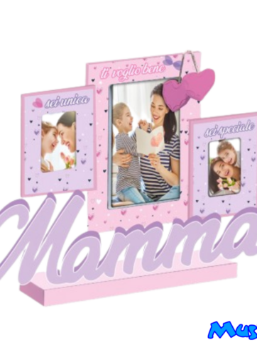Cornice Portafoto Tripla Dedica Festa Della Mamma