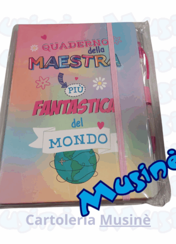 Quaderno Maestra con penna