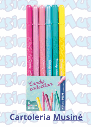 ASTUCCIO CON 6 TRATTO PEN -  CANDY COLLECTION - FILA (Copia)