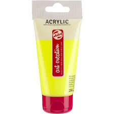 Talens Art Creation Acrílico Tubo 75 ml - 256 GIALLO FLUO
