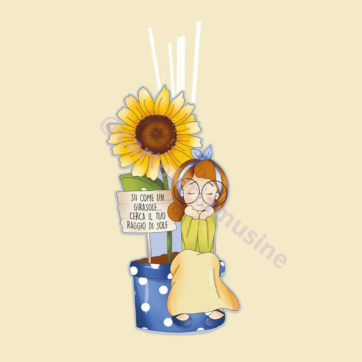 PROFUMATORE PENSIERI COLORATI - SII COME UN GIRASOLE