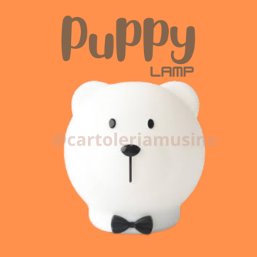 ROHS PUPPY LAMP LUCE NOTTURNA  IN SILICONE - ORSETTO