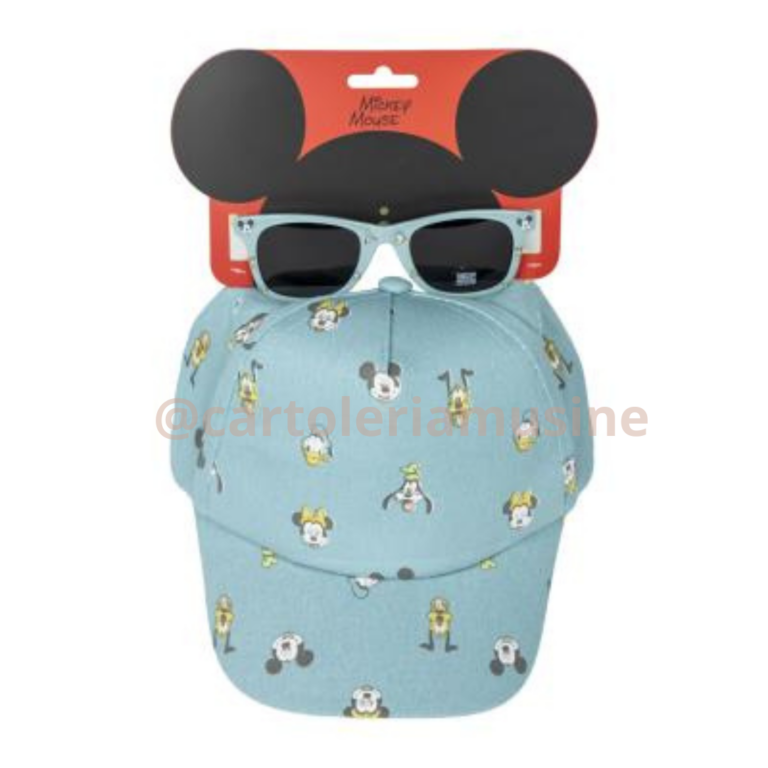 CAPPELLINO CON OCCHIALI MICKEY MOUSE-  DISNEY SET - CAP + GLASSES