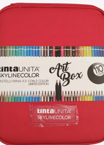 Astuccio TintaUnita SkylineColor Art Box 110 Colori | Completo e Creativo