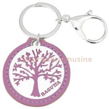 PORTACHIAVI ALBERO DELLA VITA BAGUTTA ROSA