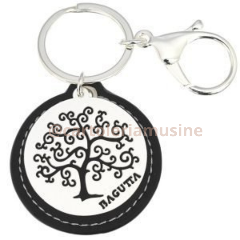 PORTACHIAVI ALBERO DELLA VITA BAGUTTA NERO