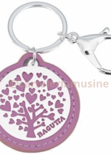 PORTACHIAVI ALBERO DELLA VITA BAGUTTA ROSA