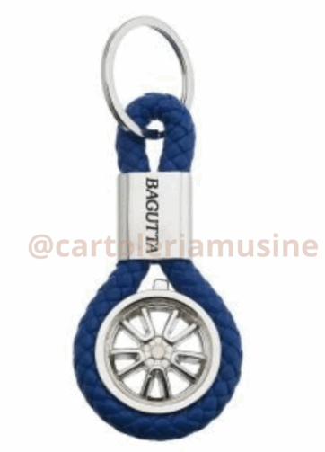 PORTACHIAVI RUOTA BAGUTTA BLU
