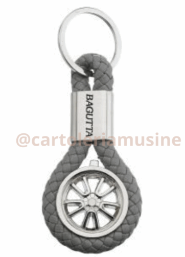 PORTACHIAVI RUOTA BAGUTTA GRIGIO