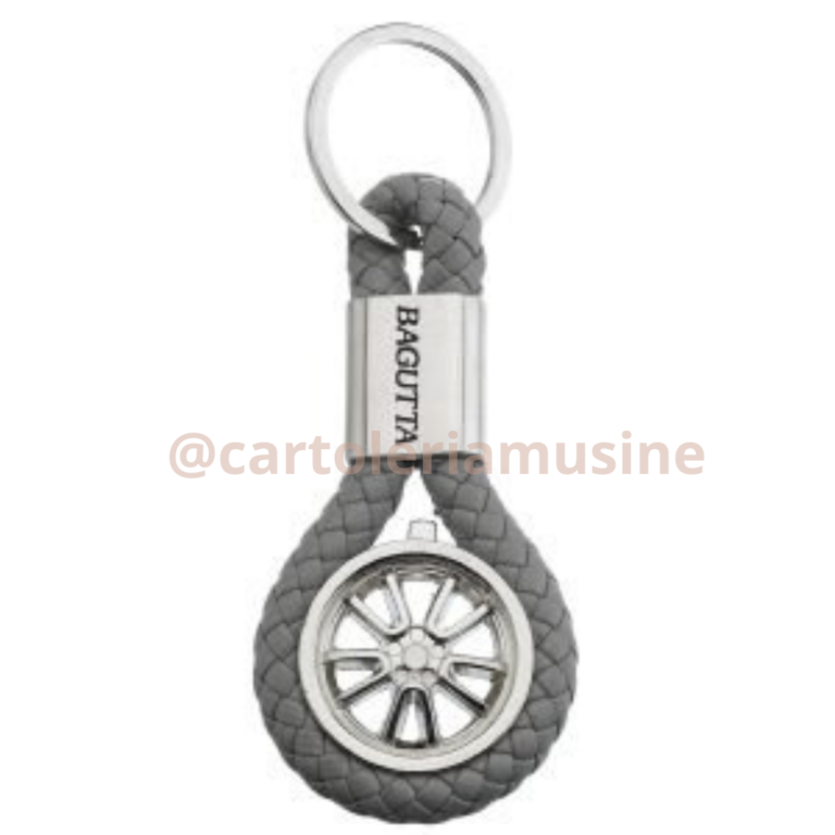 PORTACHIAVI RUOTA BAGUTTA GRIGIO