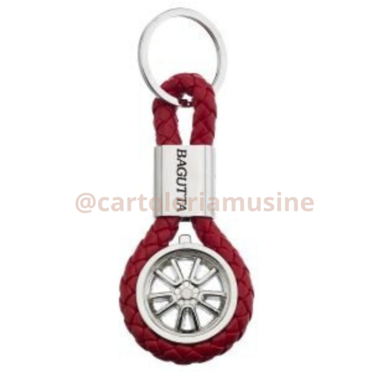 PORTACHIAVI RUOTA BAGUTTA ROSSO