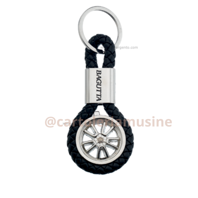 PORTACHIAVI RUOTA BAGUTTA NERO