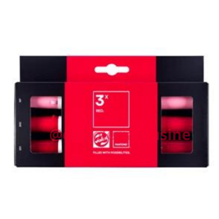 Talens Pennarelli doppia punta Pantone Set di pennarelli  3 colori rosso