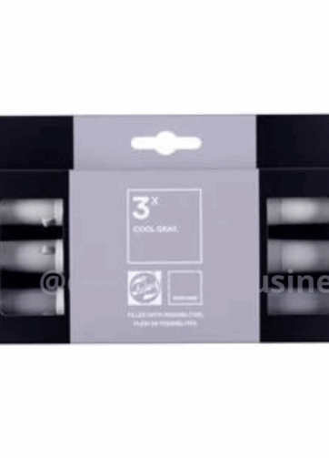 Talens Pennarelli doppia punta Pantone Set di pennarelli  3 colori grigio freddo- cool gray