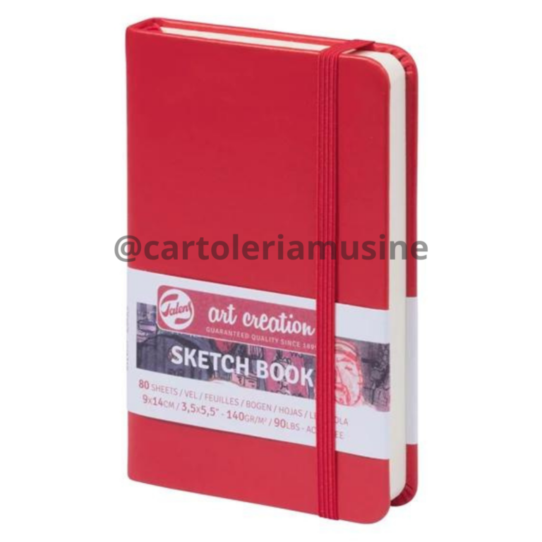 Sketch Book Rosso A4 21x29,7 cm – 80 Fogli 110 g | Album da Disegno Professionale