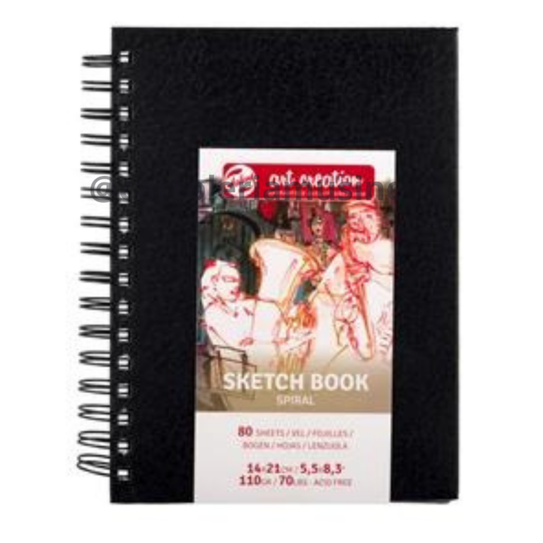 Sketch Book Spirale 21,5x28 cm | Album da Disegno 80 Fogli 110g