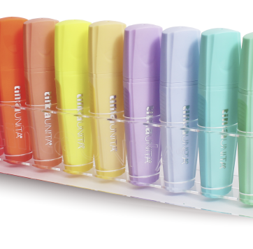 TINTAUNITA- EVIDENZIATORE DESKSET DA 12 PEZZI, PALETTE