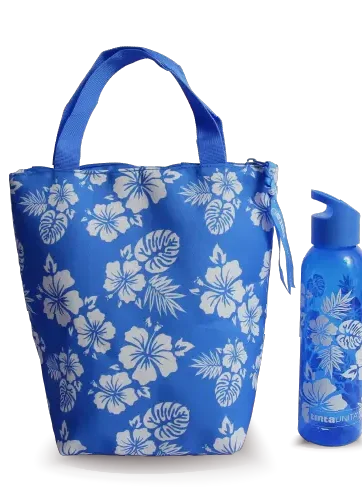 Gift Set borsa termica e borraccia TintaUnita Vintage | Idea Regalo Originale