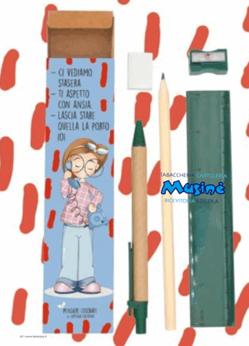 KIT CANCELLERIA   PENSIERI COLORATI -  CI VEDIAMO STA SERA...