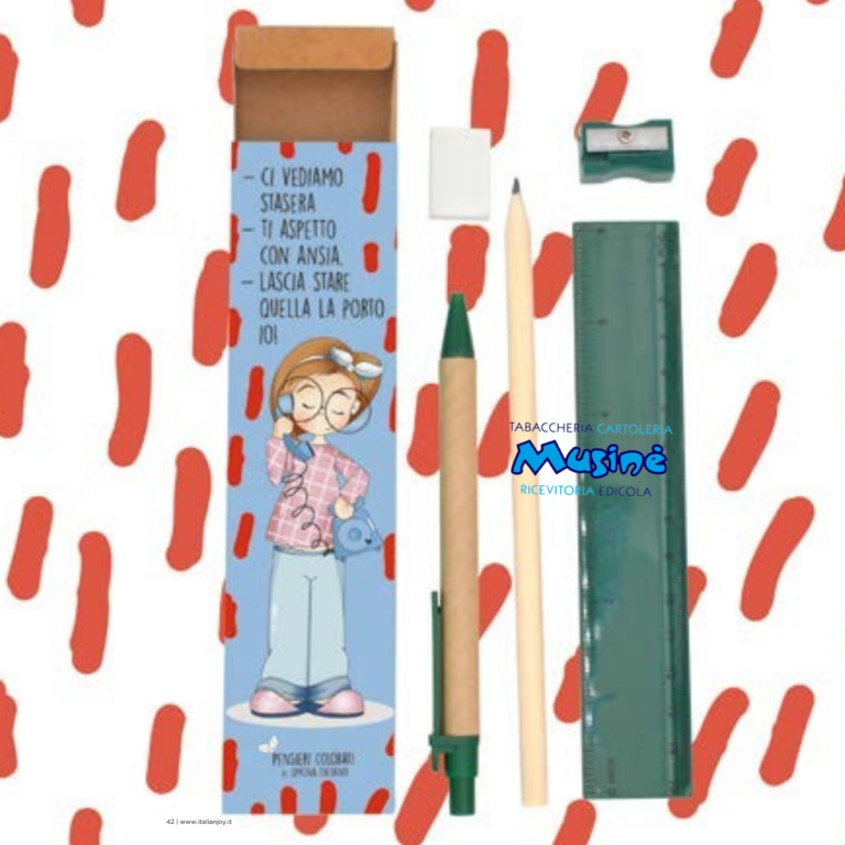 KIT CANCELLERIA   PENSIERI COLORATI -  CI VEDIAMO STA SERA...