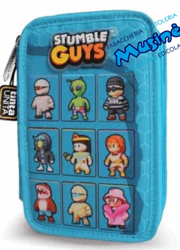 TINTA UNITA STUMBLE GUYS ASTUCCIO 3 ZIP AZZURRO