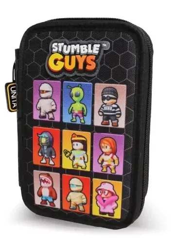 TINTA UNITA STUMBLE GUYS ASTUCCIO 3 ZIP NERO ALL BLACK