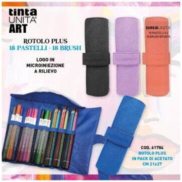 TintaUnita: Rotolo 36 pastelli mina 4.2