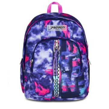 Lo Zaino Seven Dual Shady Dye Girl 2025 è resistente, ergonomico e capiente. Perfetto per ragazze che vogliono stile e comfort per la scuola di ogni giorno.