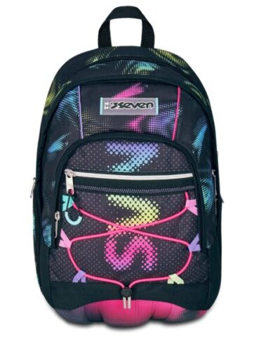 Lo Zaino Seven DUAL Optical Shade Girl 2025 è resistente, capiente e alla moda. Perfetto per ragazze che cercano stile e comfort a scuola.
