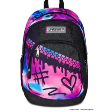 Lo Zaino Seven Dual Sprint Paint Girl 2025 è capiente, resistente ed ergonomico. Perfetto per ragazze che vogliono stile e comodità a scuola.
