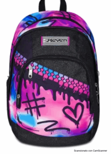 Lo Zaino Seven Dual Sprint Paint Girl 2025 è capiente, resistente ed ergonomico. Perfetto per ragazze che vogliono stile e comodità a scuola.