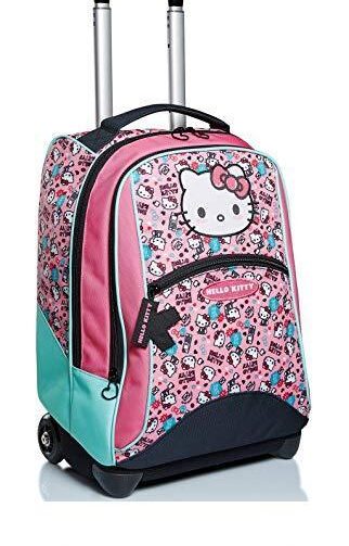 Scopri lo Zaino Trolley Hello Kitty Fabulous : elegante, resistente e capiente. Con ruote robuste e stile unico, è il compagno ideale per la scuola!