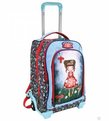 Zaino Trolley Gorjuss Santoro 2025 Little Mushroom – Scuola e Tempo Libero